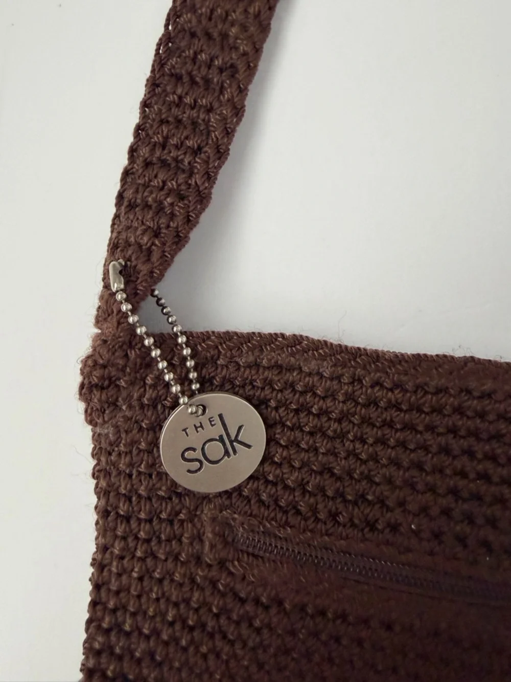The Sak Brown Crochet Crossbody/Shoulder Bag